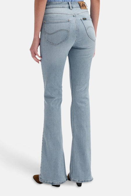Jeans flared light blue denim - Lee®