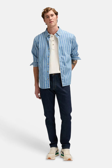 DAVID - dark blue denim
