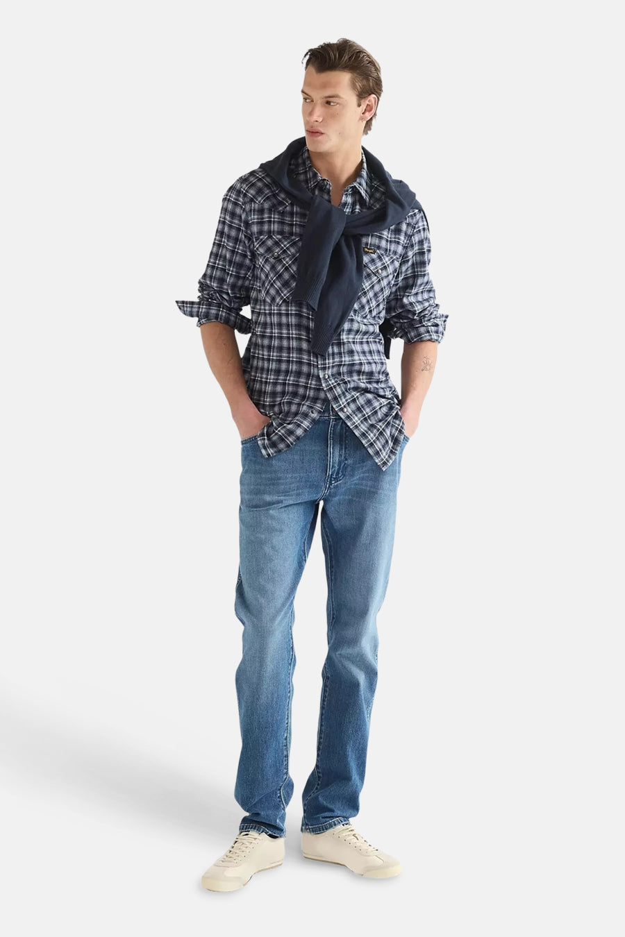 REDFORD - mid blue denim