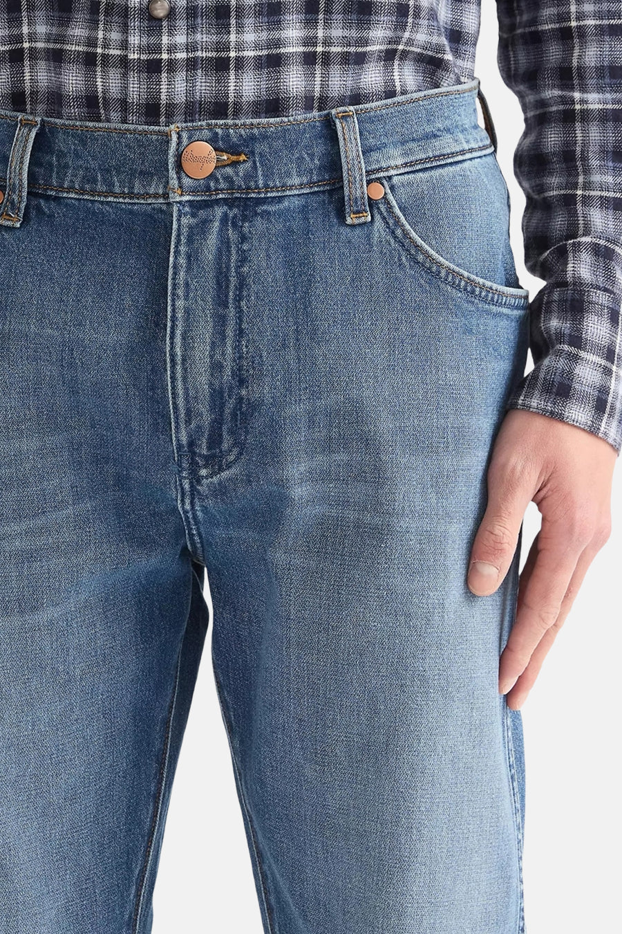 REDFORD - mid blue denim
