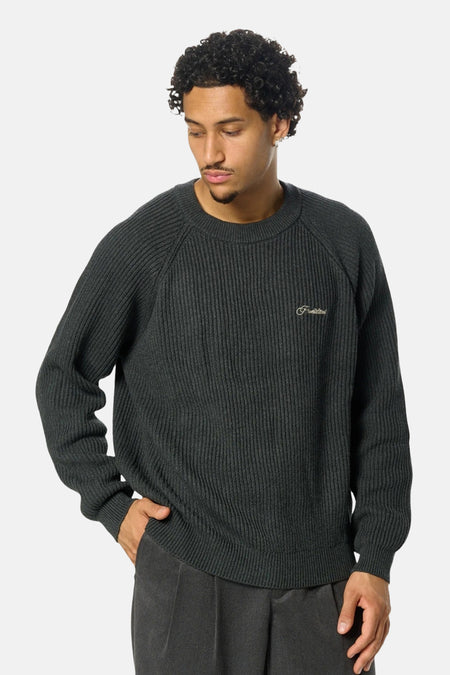 Pull col O - gris