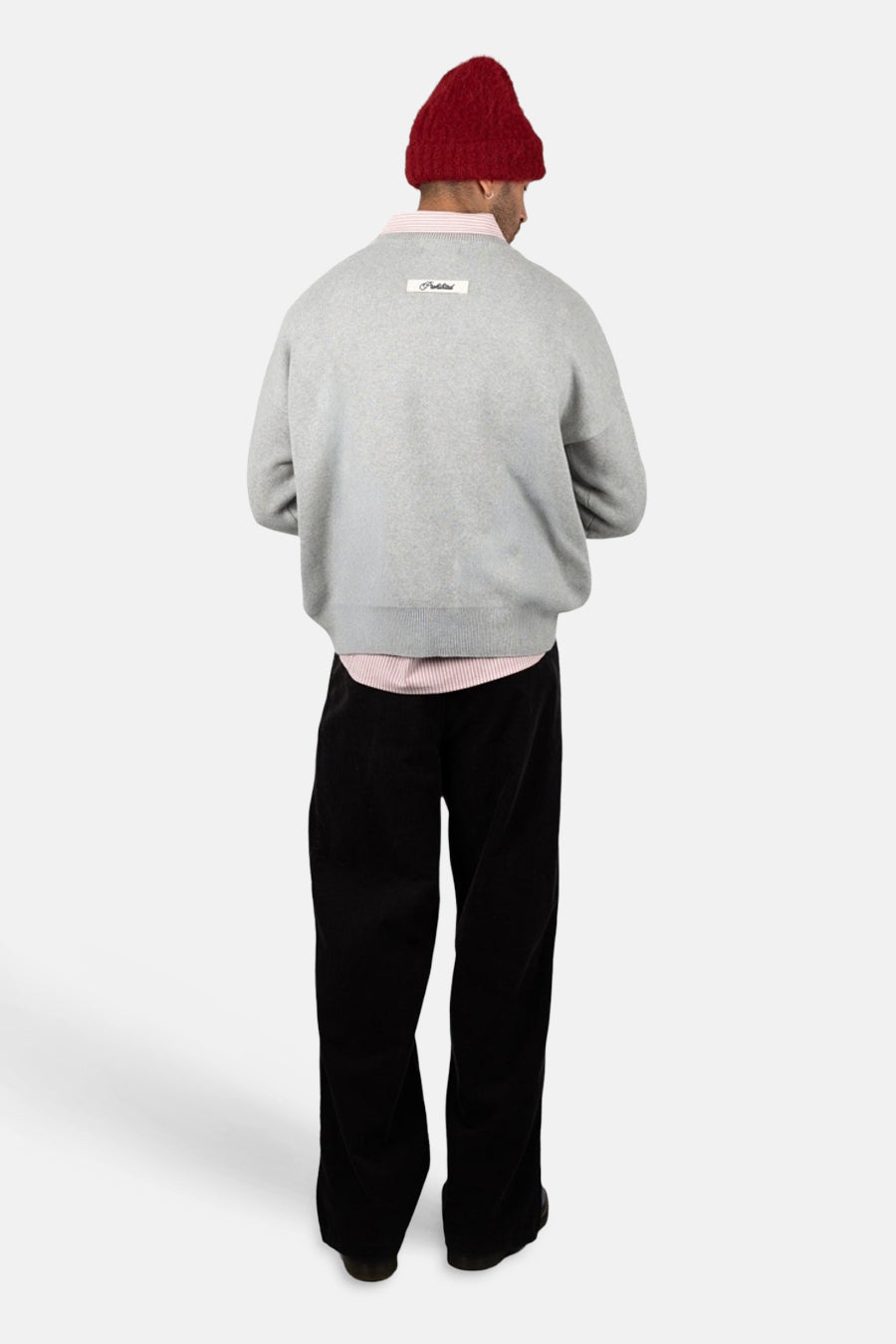 Pull O-hals - grijs