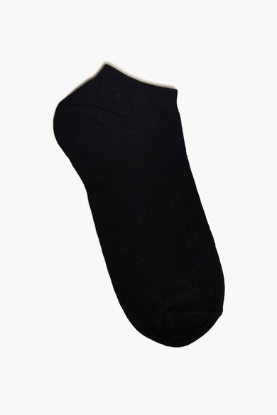 Zwarte sokken van ACCESSORIES BY JACK & JONES, effen kleur en korte lengte.