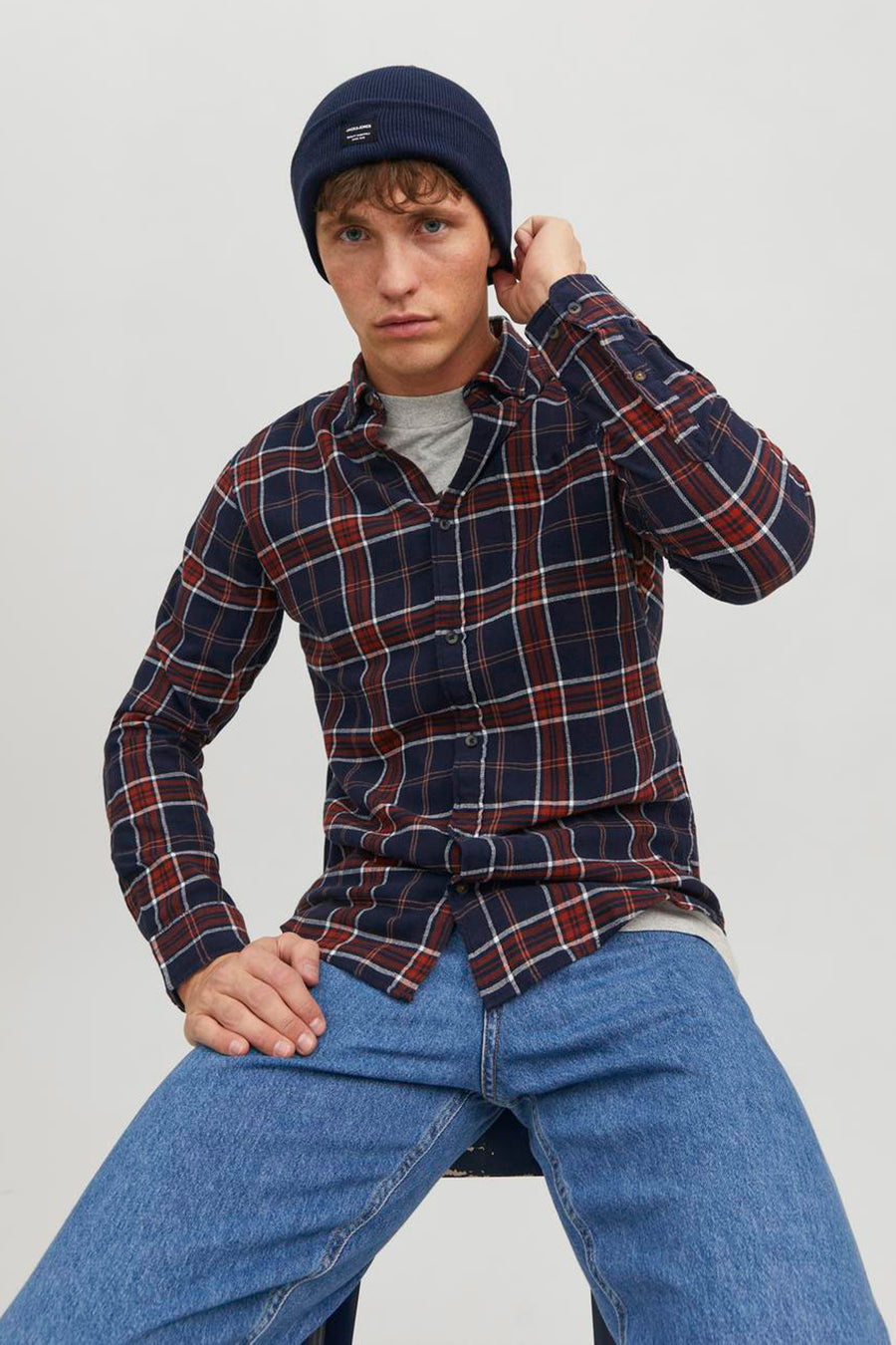 Muts blauw - ACCESSORIES BY JACK & JONES - ACCESSORIES BY JACK & JONES