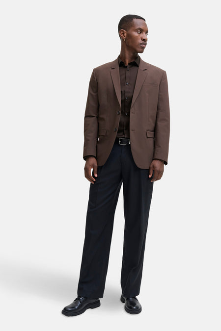 Chemise (manches longues) Brun - PREMIUM by JACK & JONES