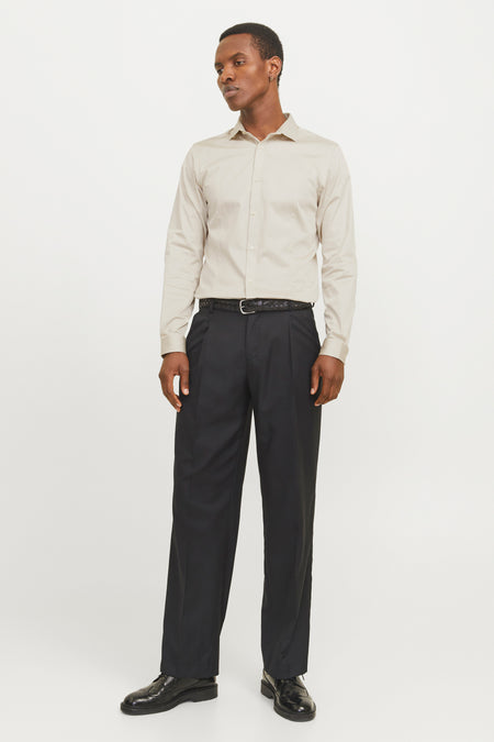 Chemise (manches longues) Écru - PREMIUM by JACK & JONES