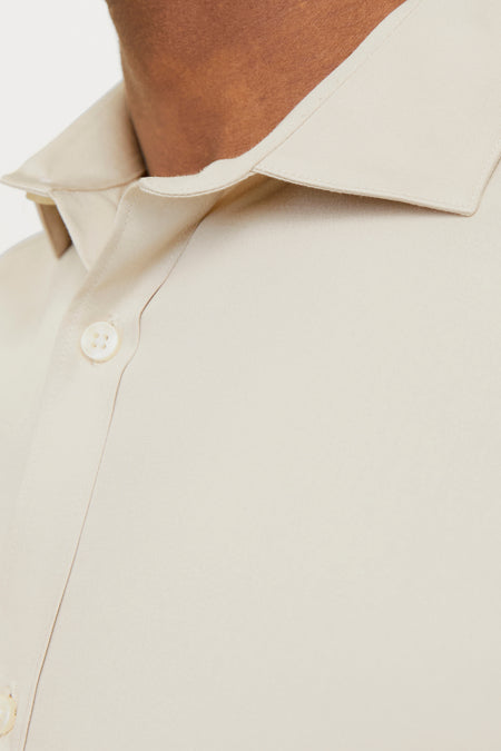 Chemise (manches longues) Écru - PREMIUM by JACK & JONES