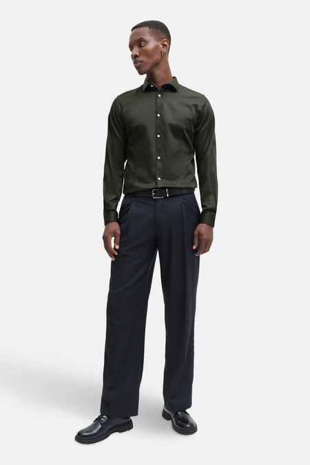 Chemise (manches longues) Vert - PREMIUM by JACK & JONES