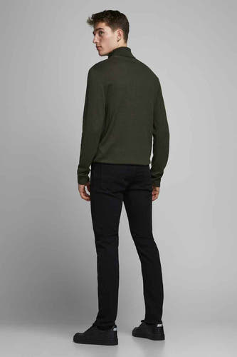 Jean slim fit noir de JACK & JONES JEANS INTELLIGENCE, avec un style simple.