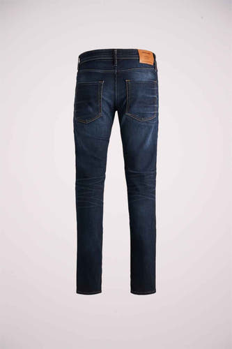 Jean slim fit en denim bleu moyen de JACK & JONES JEANS INTELLIGENCE, vue arrière.