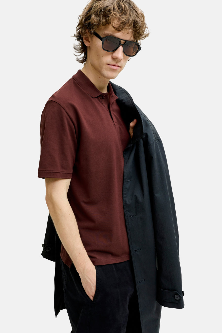 Polo bruin - ORIGINALS BY JACK & JONES