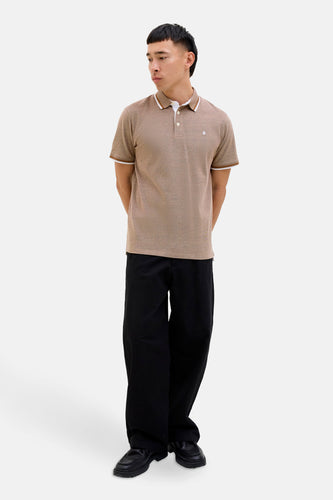 Polo à manches courtes - brun - PREMIUM by JACK & JONES