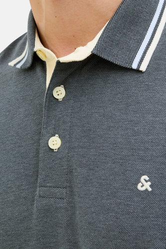 Polo à manches courtes - Gris - PREMIUM by JACK & JONES