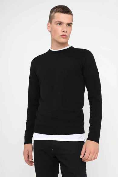 JJEBASIC KNIT CREW NECK NOOS