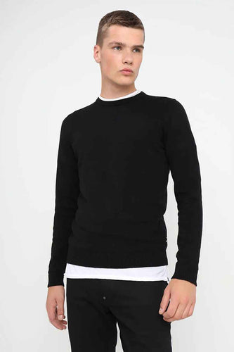 JJEBASIC KNIT CREW NECK NOOS