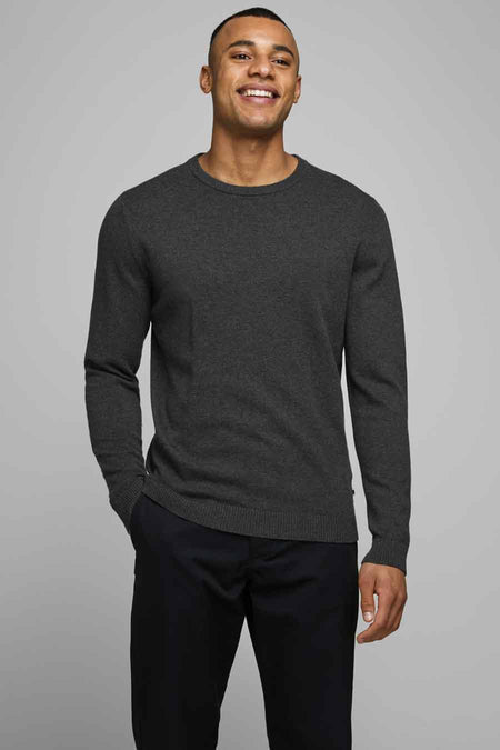 Trui met ronde hals Grijs - CORE BY JACK & JONES