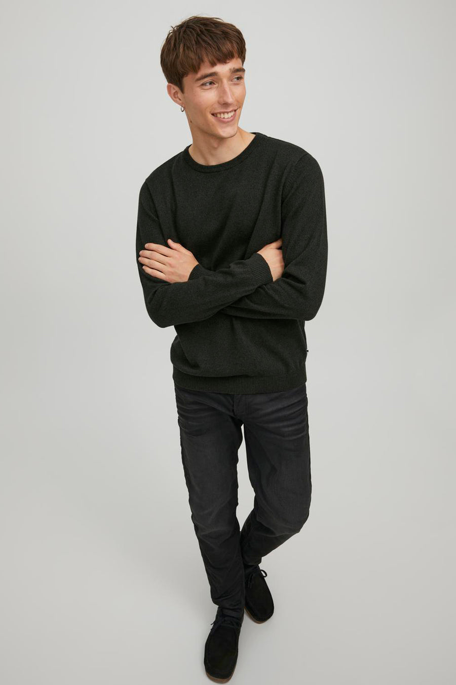 Pull met ronde hals - groen - CORE BY JACK & JONES