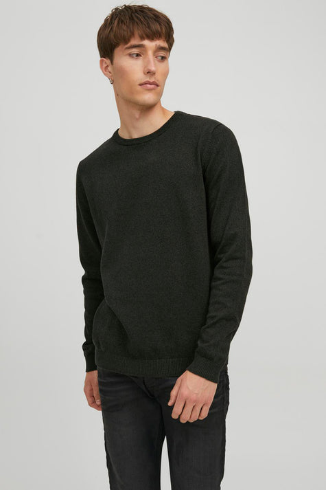 Pull met ronde hals - groen
