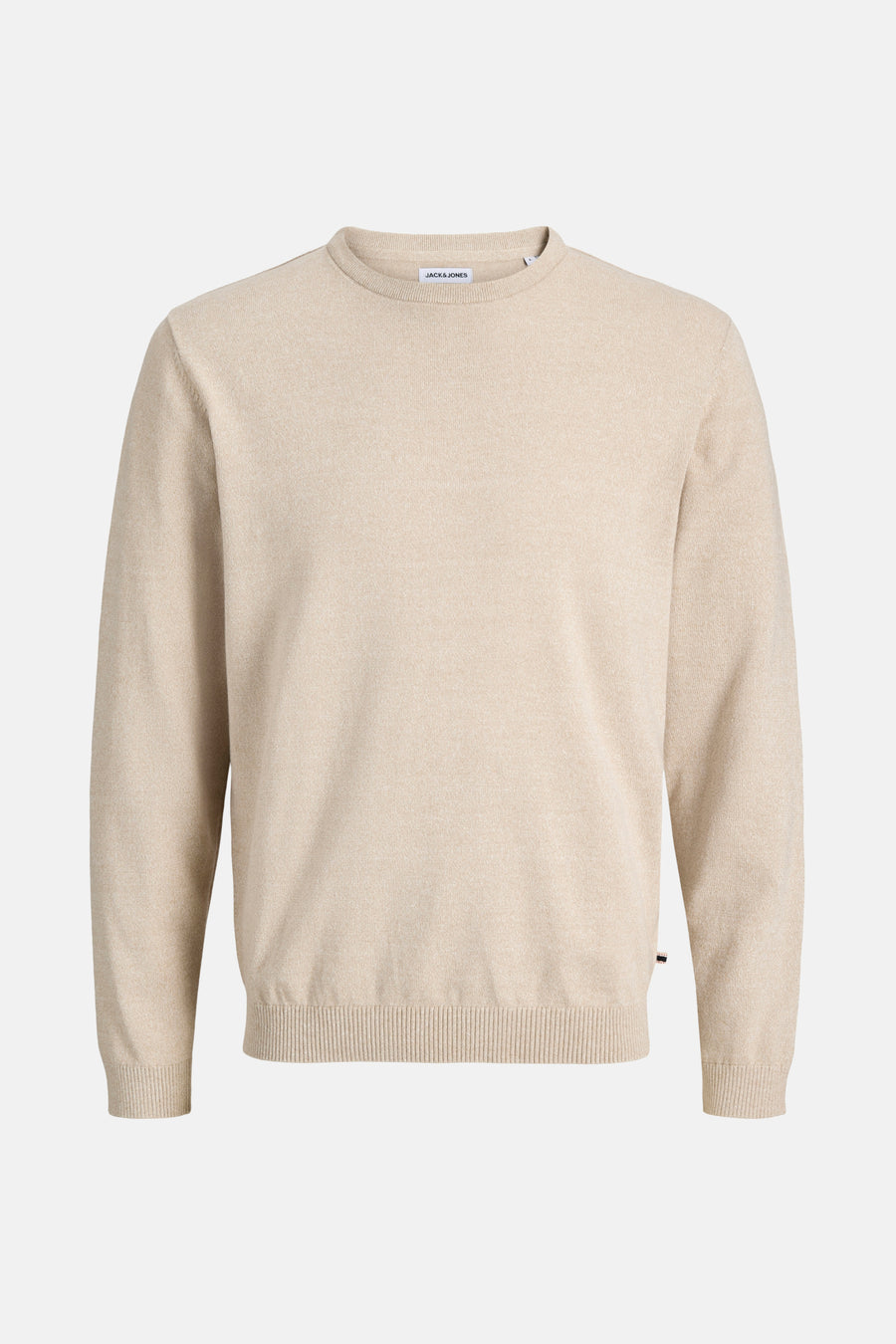 Crèmekleurige Jack & Jones trui met lange mouwen.
