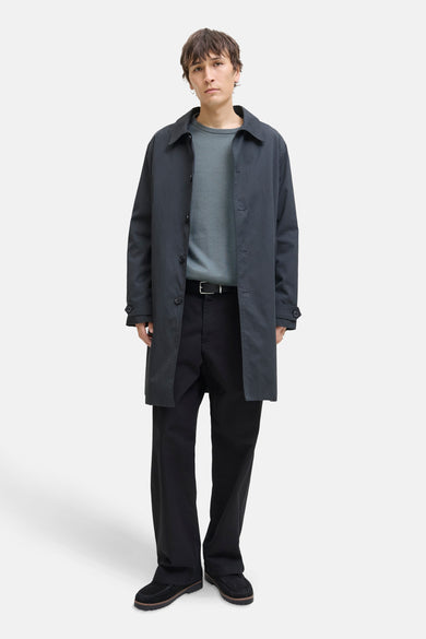 Sweat-shirt gris avec col rond de CORE BY JACK & JONES, à motif uni et longs manches.