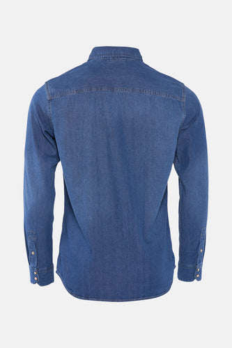Chemise à manches longues - denim - PREMIUM BLUE by JACK & JONES
