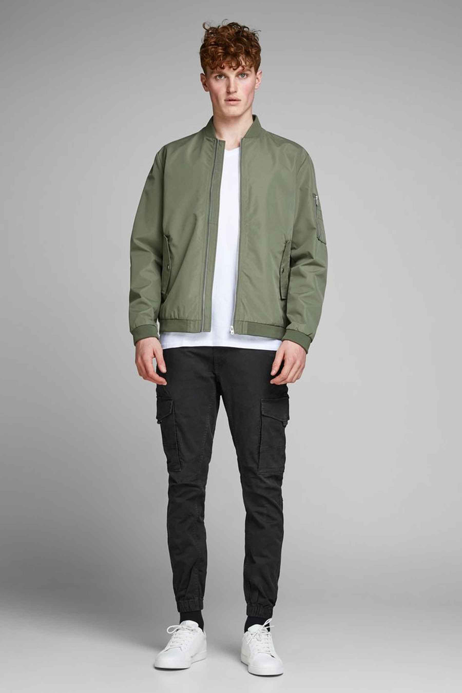 Pantalon cargo - noir - JACK & JONES JEANS INTELLIGENCE