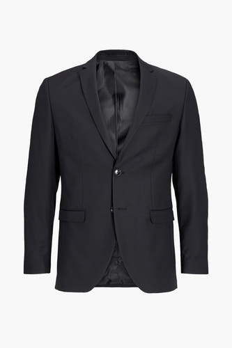 Zwarte blazer van PREMIUM by JACK & JONES, met twee knopen en een borstzakje.