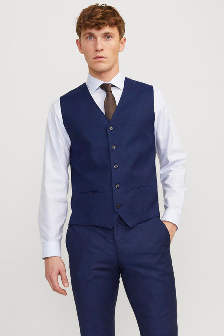 Gilet Blauw - PREMIUM by JACK & JONES