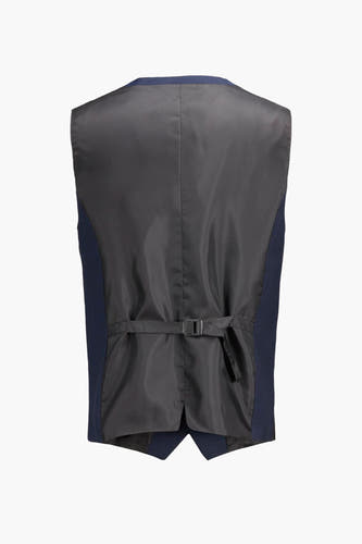 Blauw gilet van PREMIUM by JACK & JONES, met verstelbare rugband en gladde voering.