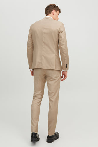Kostuumbroek - beige - PREMIUM by JACK & JONES