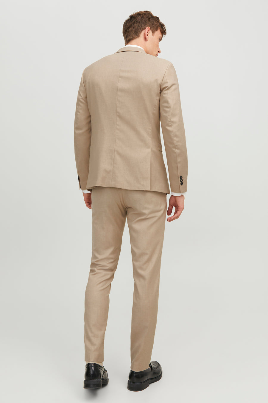 Kostuumbroek - beige - PREMIUM by JACK & JONES