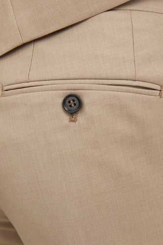 Kostuumbroek - beige - PREMIUM by JACK & JONES