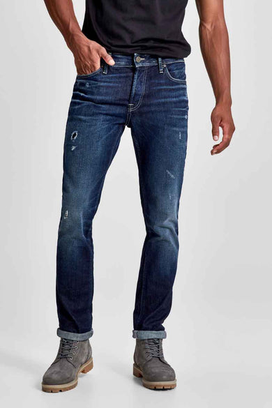 Slim jeans - mid blue denim