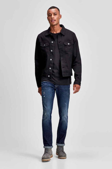 Slim jeans - mid blue denim