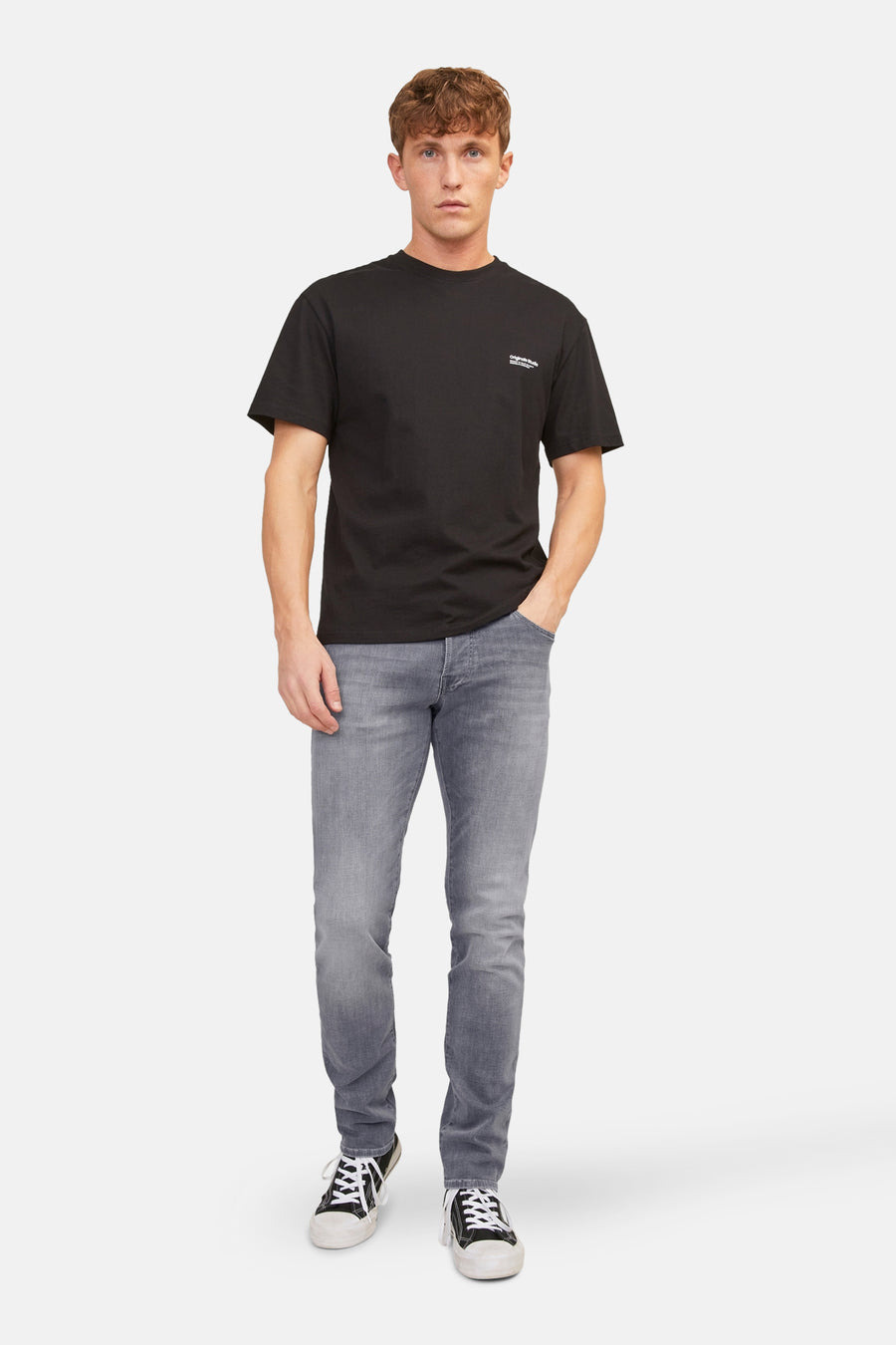 GLENN - light grey denim