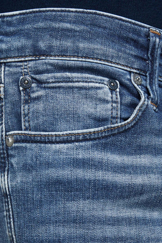 GLENN - mid blue denim