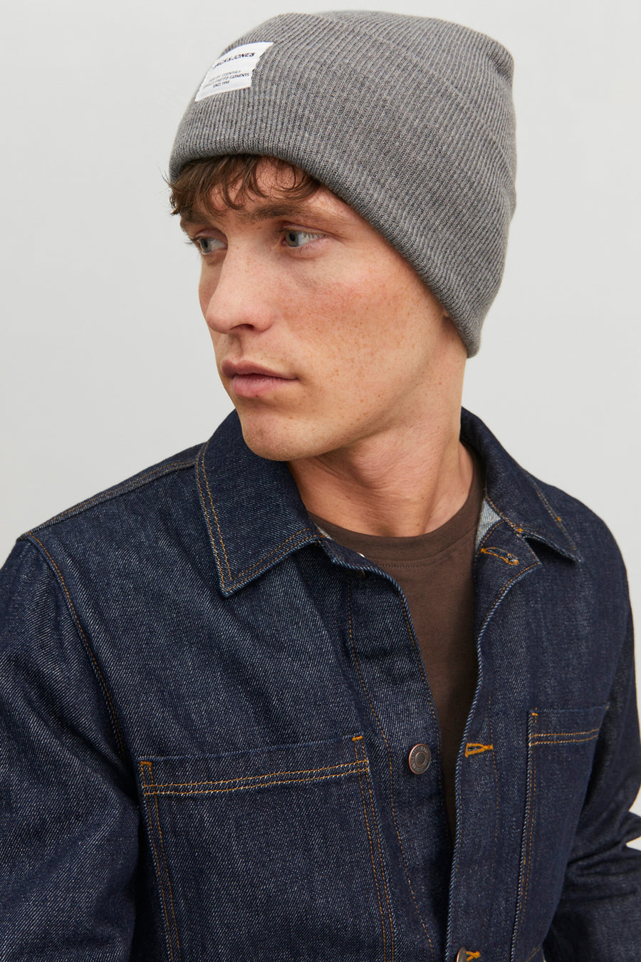 Bonnet - gris - ACCESSORIES BY JACK & JONES