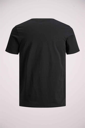 T-shirt noir de CORE BY JACK & JONES, vue arrière.