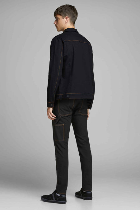 Tapered jeans - black denim