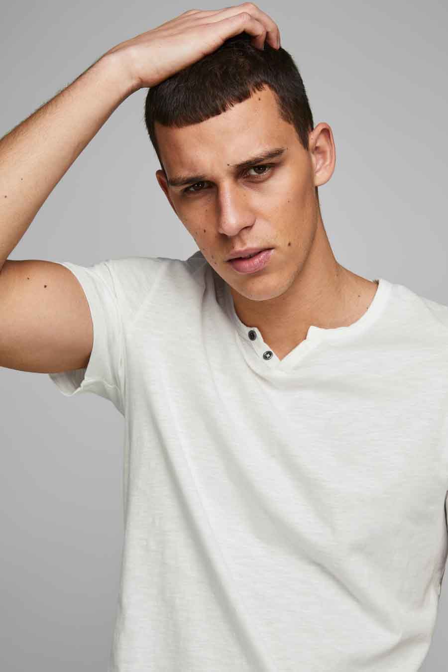 T-shirt - wit - PREMIUM BLUE by JACK & JONES