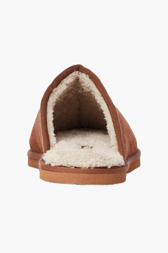 Beige slippers van ACCESSORIES BY JACK & JONES met zachte voering.