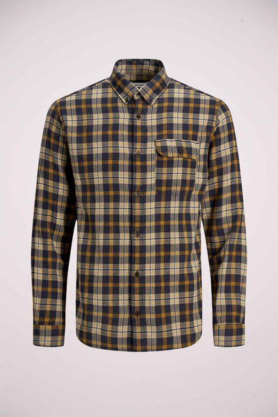 Chemise (manches longues) Brun - ORIGINALS BY JACK & JONES