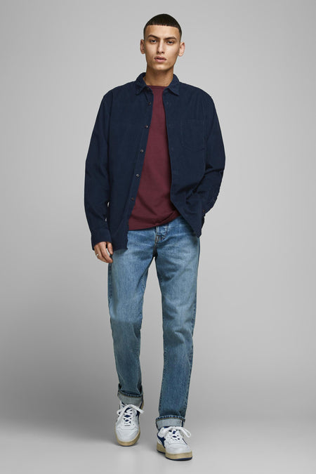 Hemd (lange mouwen) Blauw - ORIGINALS BY JACK & JONES