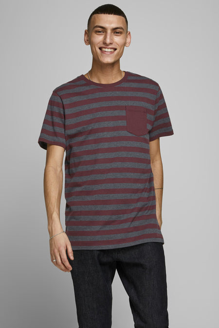 T-shirt (korte mouwen) Bordeaux - ORIGINALS BY JACK & JONES