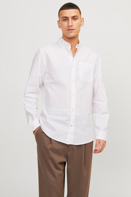 Hemd (lange mouwen) wit - PREMIUM by JACK & JONES
