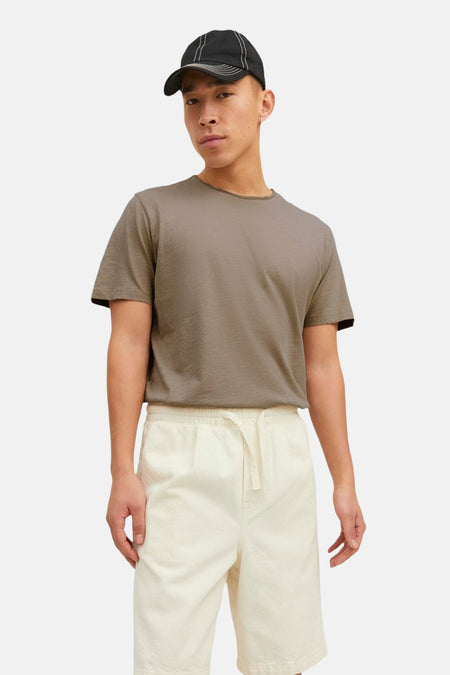 T-shirt met korte mouwen - beige