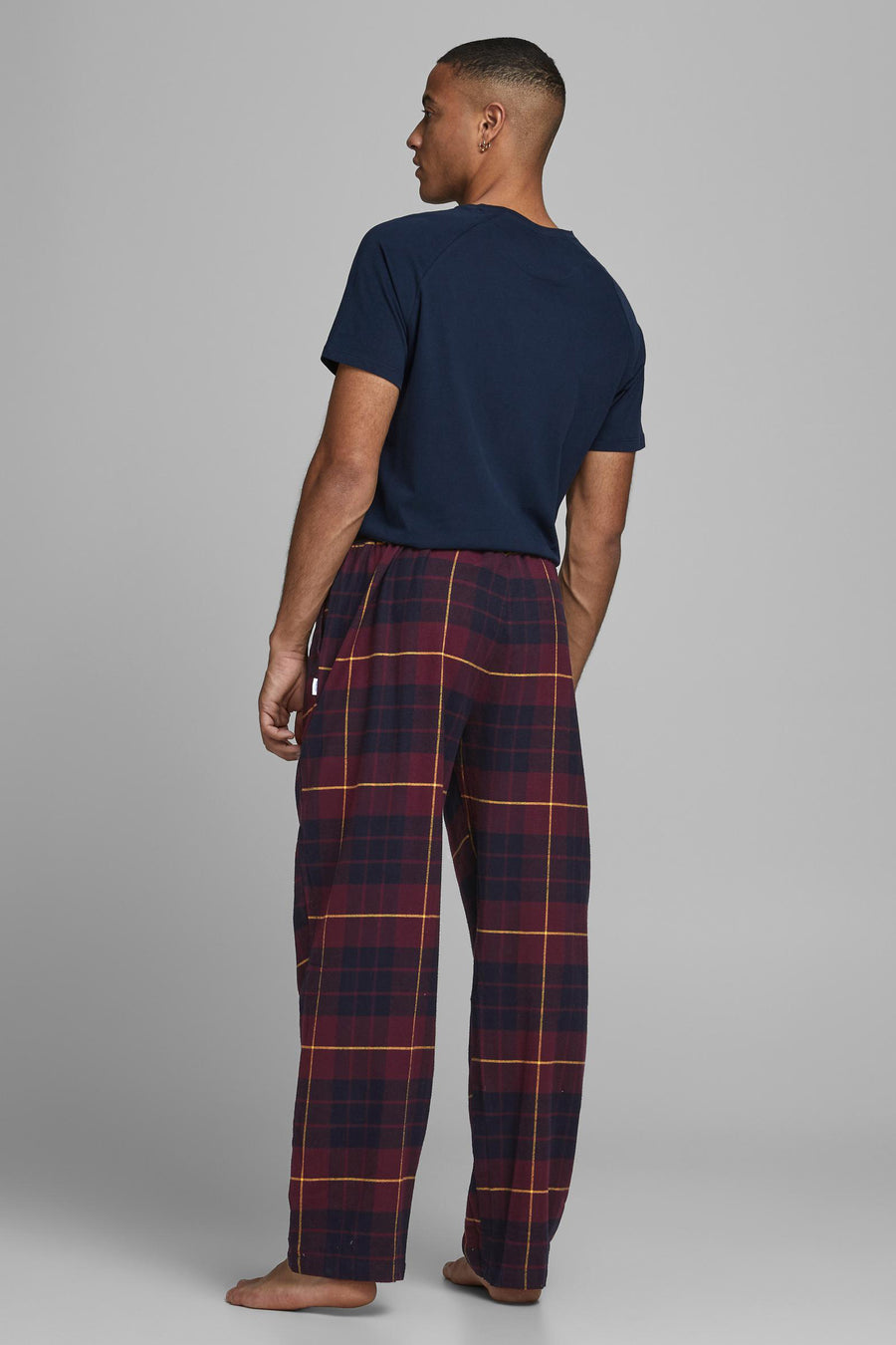 Pyjamabroek - bordeaux - ACCESSORIES BY JACK & JONES