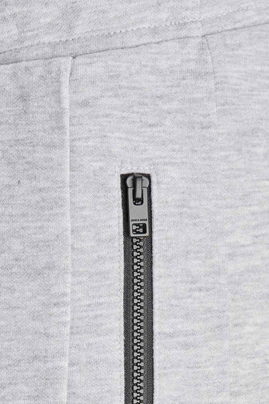 Grijze joggingbroek van JACK & JONES JEANS INTELLIGENCE, met een ritssluitingdetail.