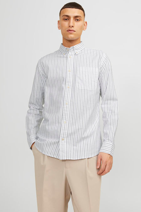 Hemd met lange mouwen - blauw