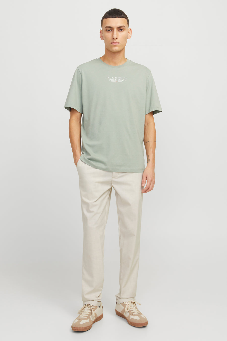 Broek ecru - JACK & JONES JEANS INTELLIGENCE - JACK & JONES JEANS INTELLIGENCE